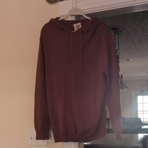 Old Navy Burgundy Zip-Up Hoodie